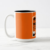 Waffeln Zweifarbige Tasse (Links)