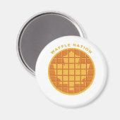 Waffelnation Magnet (Vorderseite/Rückseite)