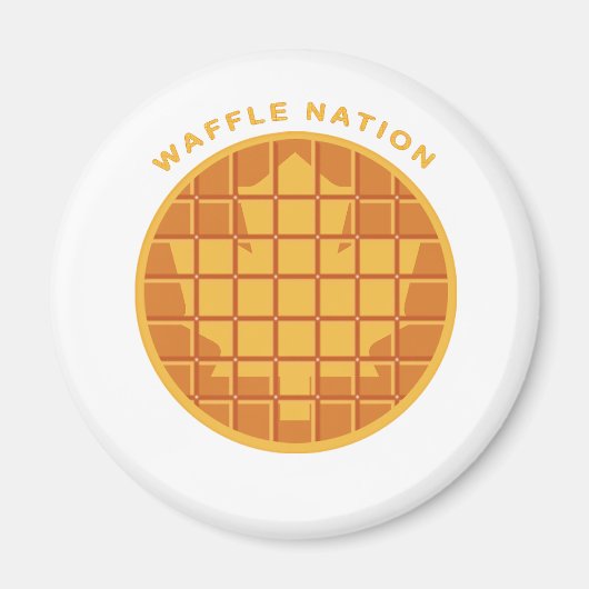 Waffelnation Magnet (Vorne)
