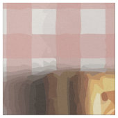 Waffelware aus Gingham Stoff (Nahaufnahme)