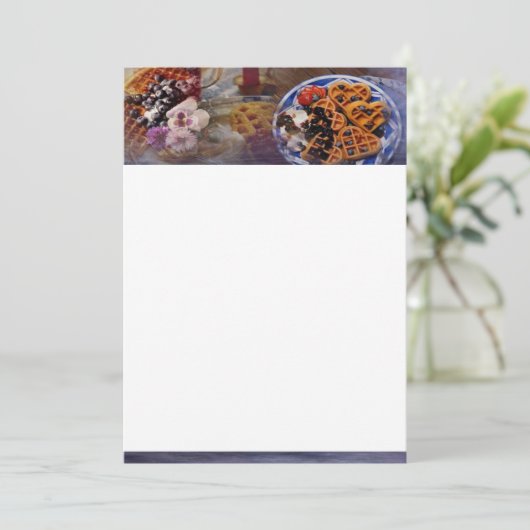 Waffelwerbung Einladung (Stehend Vorderseite)