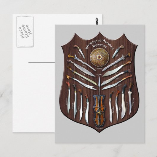 Waffen aus Moroland Postkarte (Vorne/Hinten)