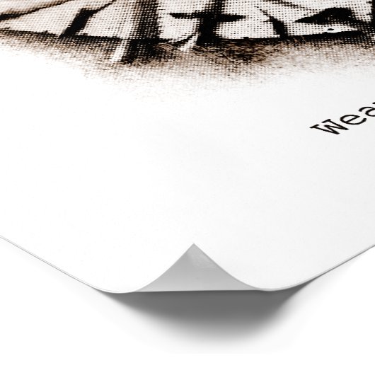 Waffen aus Moroland Print Poster (Ecke)