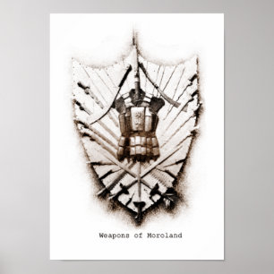 Waffen aus Moroland Print Poster