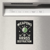 Waffen der Gräserschütterung Golfschläger Sarkasti Magnet (In Situ (Geschirrspüler))