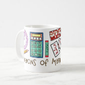 Waffen der Mathe-Zerstörung Kaffeetasse (Vorderseite Links)