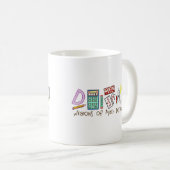 Waffen der Mathe-Zerstörung Kaffeetasse (VorderseiteRechts)
