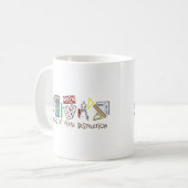 Waffen der Mathe-Zerstörung Kaffeetasse (Vorderseite Links)