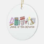 Waffen der Mathe-Zerstörung Keramik Ornament (Links)