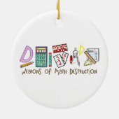 Waffen der Mathe-Zerstörung Keramik Ornament (Hinten)