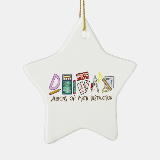 Waffen der Mathe-Zerstörung Keramik Ornament (Rechts)