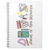 Waffen der Mathe-Zerstörung Notizblock (Vorderseite)