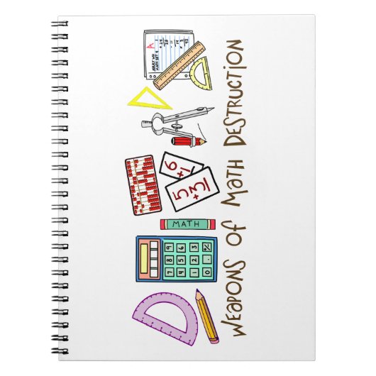Waffen der Mathe-Zerstörung Notizblock (Vorderseite)