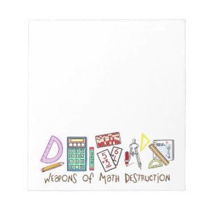 Waffen der Mathe-Zerstörung Notizblock