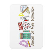 Waffen der Mathematik Magnet (Vertikal)