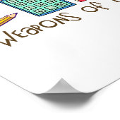 Waffen der Mathematik Poster (Ecke)
