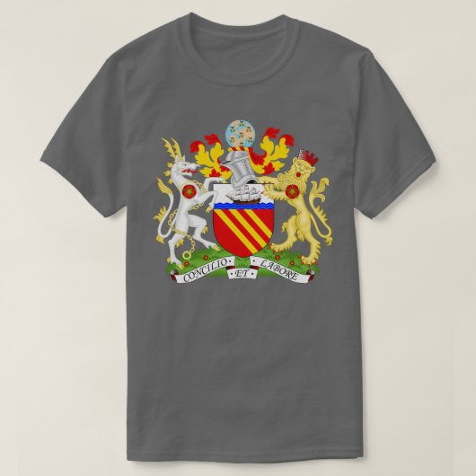 WAFFEN DER STADT MANCHESTER T-Shirt (Design vorne)
