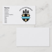 Waffen der Stadt Pittsburgh Visitenkarte (Vorne/Hinten)