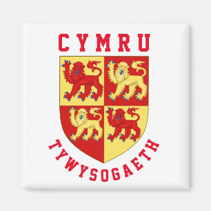 Waffen des mittelalterlichen Fürstentums Wales Magnet