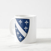 Waffen des schottischen Cheyne Clans Kaffeetasse (Vorderseite Links)