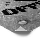 Waffen dienen nicht der Verteidigung Poster (Ecke)