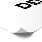 Waffen für die Zerstörung von Gras Funny Golf Pun Poster (Ecke)