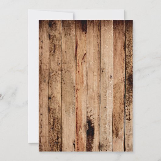 Waffen oder Glitzer-Geschlecht: Einladung auf Kart (Rückseite)