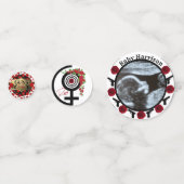 Waffen oder Rose Geschlechtsverkehr Aufdeckung von Konfetti (Rückseiten)