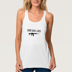 Waffen Rettete Leben Tank Top