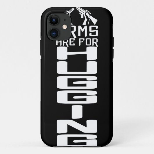 Waffen sind für das Huggen von iPhone Case Mate (Rückseite)