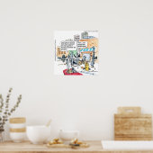 Waffen töten Leute nicht Poster (Küche)