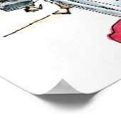 Waffen töten Leute nicht Poster (Ecke)