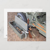 Waffen und Ausrüstung des Zweiten Weltkriegs durch Postkarte (Vorne/Hinten)