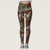 Waffen und Blume Leggings (Vorderseite)