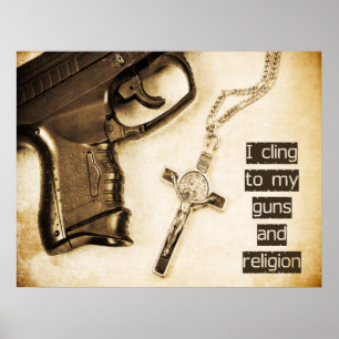 Waffen und Religion Poster
