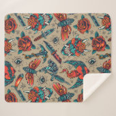 Waffen und Rose Sherpadecke (Vorderseite (Horizontal))