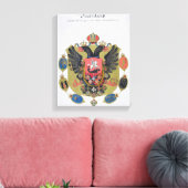 Waffen und Schutzschild des Staat des Kaiserlichen Leinwanddruck (Insitu (Wohnzimmer))