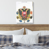Waffen und Schutzschild des Staat des Kaiserlichen Leinwanddruck (Insitu (Schlafzimmer))