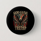 Waffen und Trump 2. Flag Flag Eagle American F Button (Vorderseite)