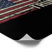 Waffen und Trump - Pro God Gun Funny Republikaner  Poster (Ecke)