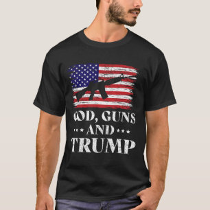 Waffen und Trump-Shirt T-Shirt