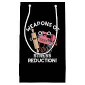 Waffen zur Stressreduktion Backpun Dark BG Kleine Geschenktüte (Vorderseite)