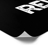 Waffen zur Stressreduzierung Strickmittel dunkle B Poster (Ecke)