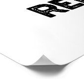 Waffen zur Stressreduzierung Witzstäube Poster (Ecke)