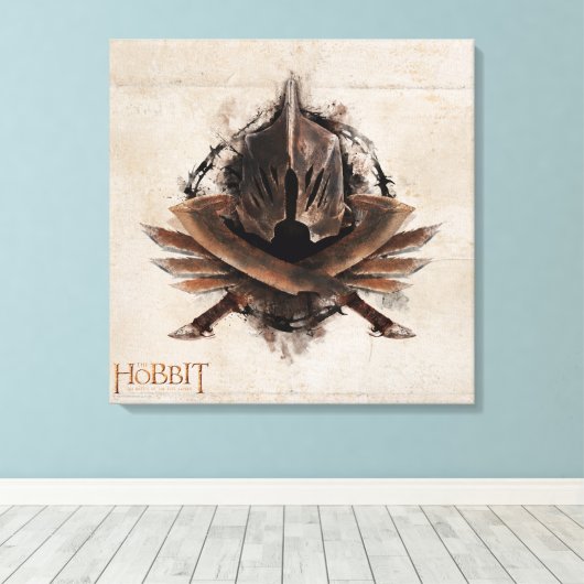 Waffenarmee der Orcs Leinwanddruck (Insitu (Holzboden))