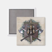 Waffenarmee der Zwerge Magnet (Vorderseite/Rückseite)