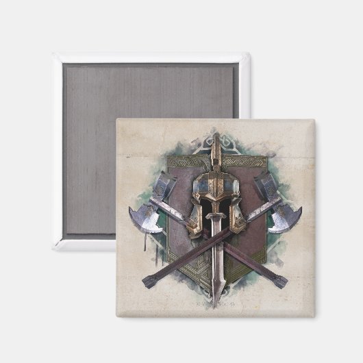 Waffenarmee der Zwerge Magnet (Vorderseite/Rückseite)