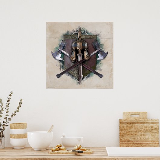 Waffenarmee der Zwerge Poster (Küche)