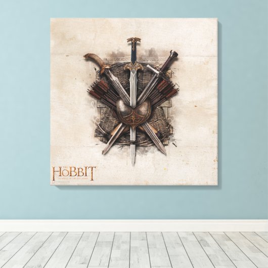 Waffenarmee Leinwanddruck (Insitu (Holzboden))