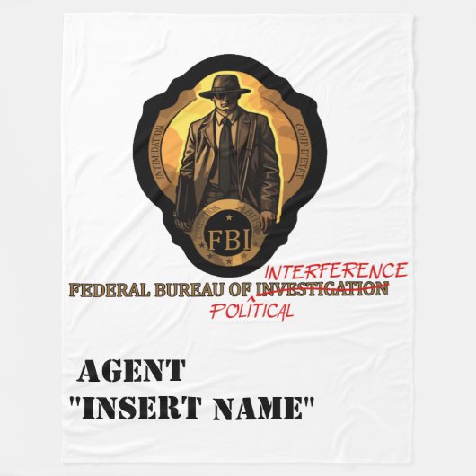 Waffenbehörde: Korruptes Eingreifen des FBI Fleecedecke (Vorderseite)